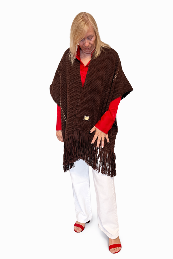 silvia-borba-ruana-merino-uruguay (4) Ruana HORIZONTE DORADO