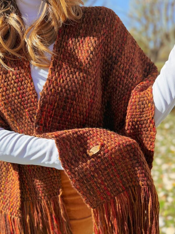 silvia-borba-ruana-merino-uruguay 6 Ruana Tierra