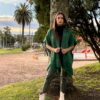 Ruana "Verde Esencia"